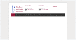 Desktop Screenshot of hartleyfootcare.com